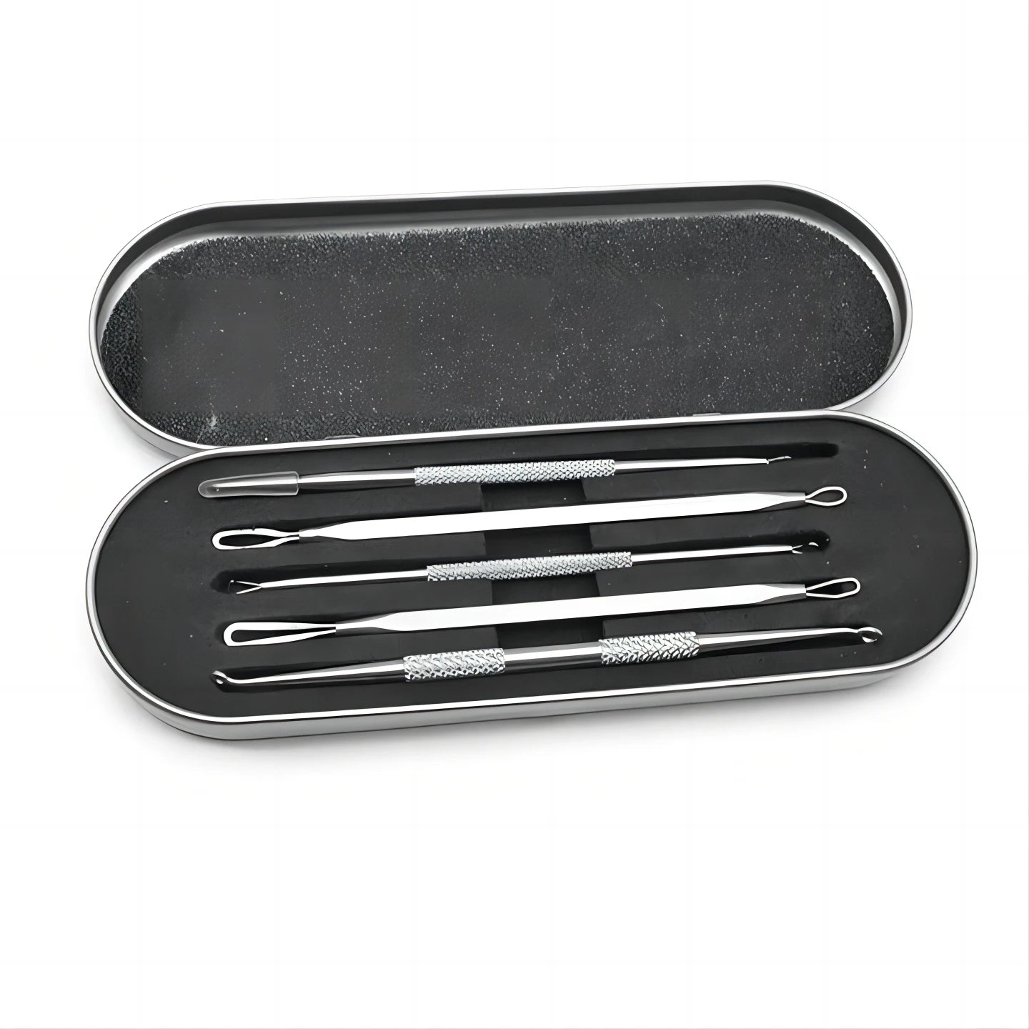 Professional Stainless Steel Blackhead and Pimple Extractor Tool Kit - 22