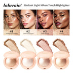 Silky Baked Highlighter Powder for Radiant Glass Skin Glow