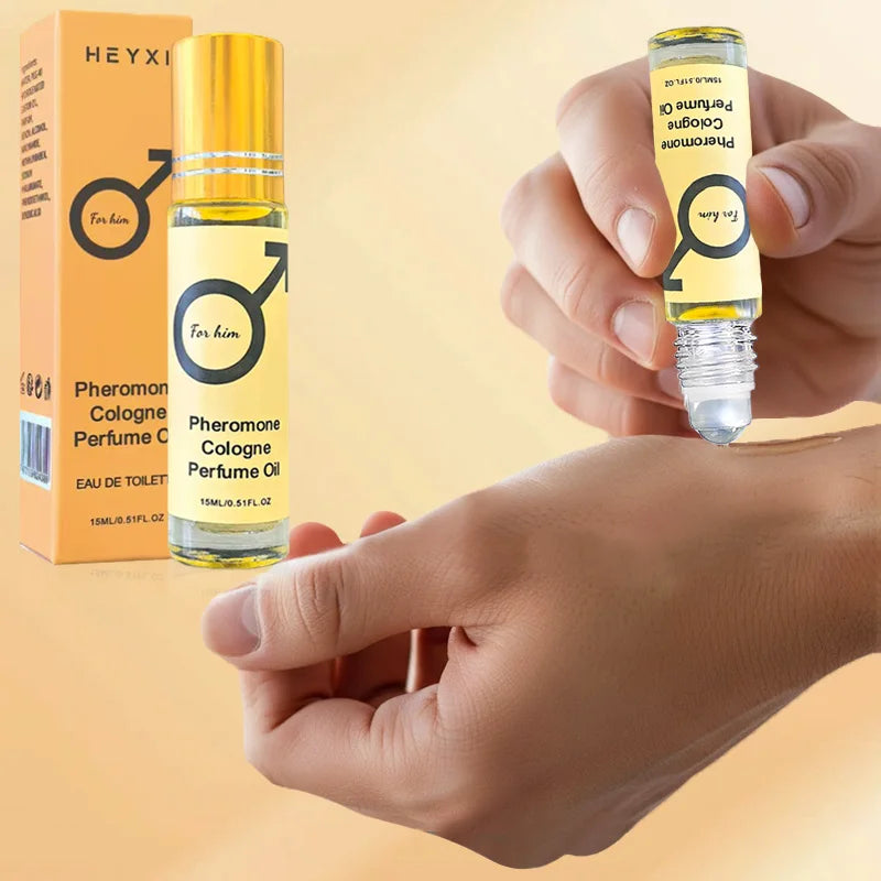 Heyxi Pheromone Cologne Oil Roll On Fragrance for Men