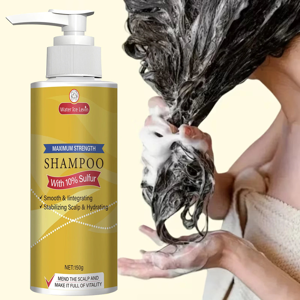 10% Sulfur Shampoo for Scalp Stabilization and Hydration 150g