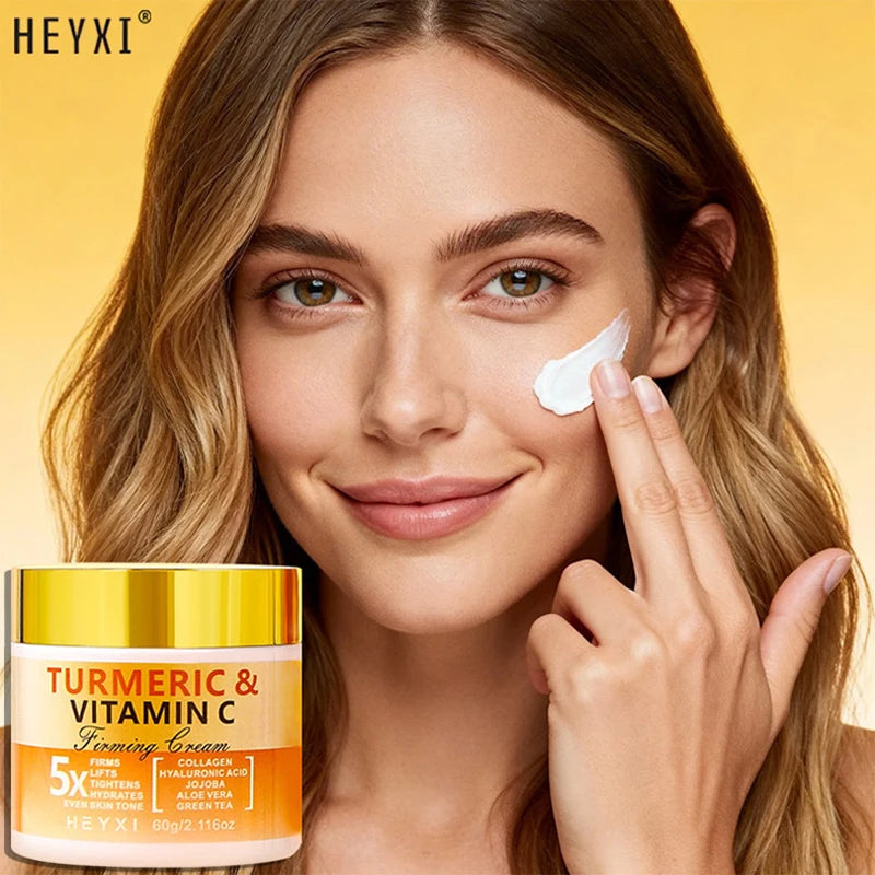Turmeric Vitamin C Firming Face Cream Moisturizing Anti Aging Skincare