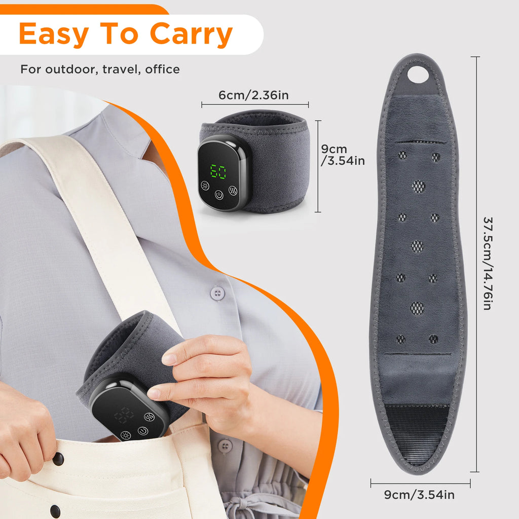 Heated Wrist Brace with Vibration Massage