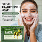 Handmade Olive Oil Soap Moisturizing Bar for Face Body and Hair