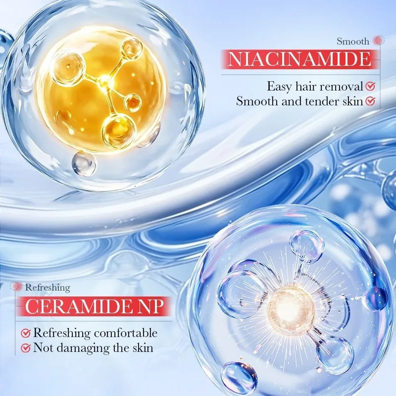 Sadoer Centella Hyaluronic Acid Hair Removal Mousse Gentle Body Foam
