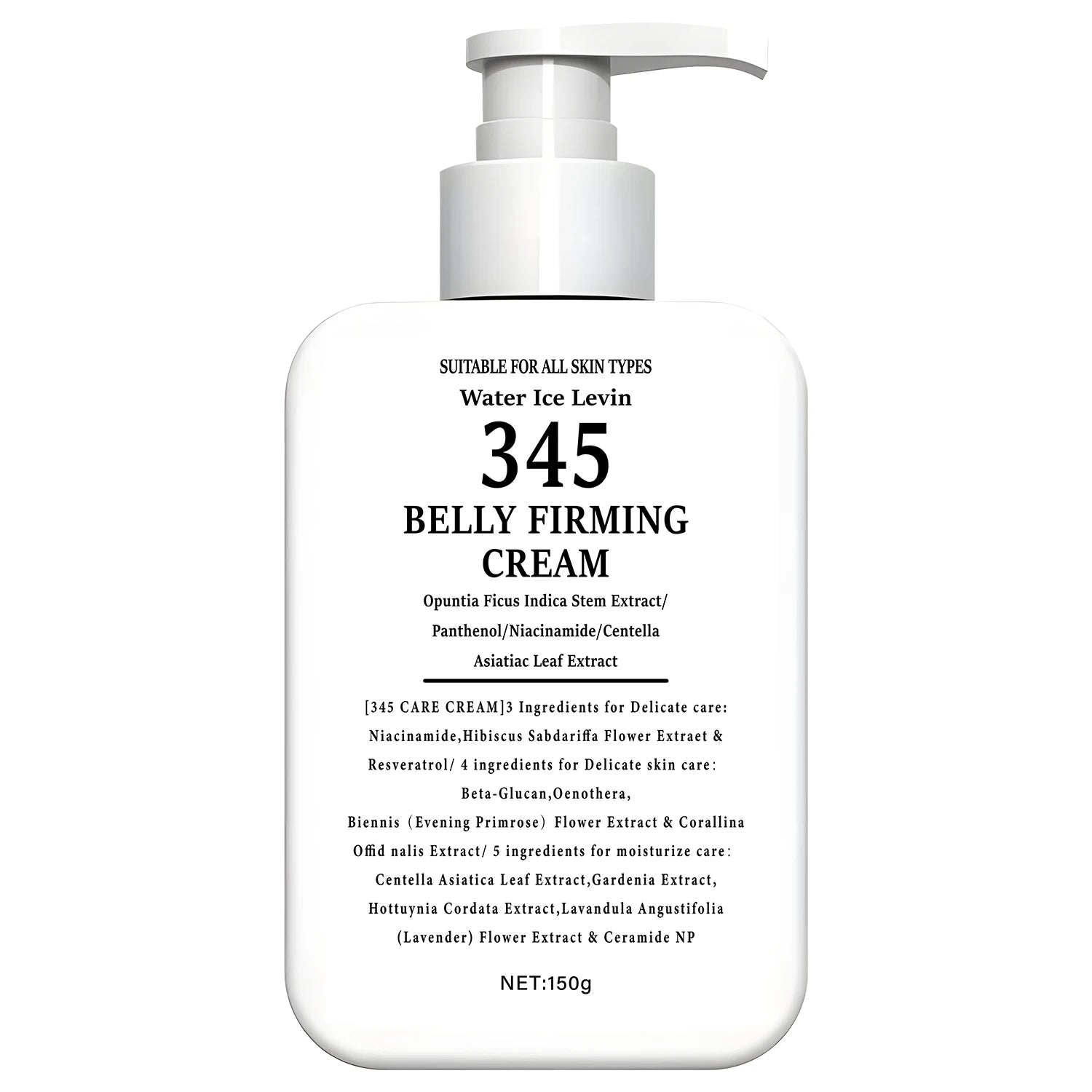 345 Belly Firming Cream Moisturizing Body Lotion with Niacinamide - 6