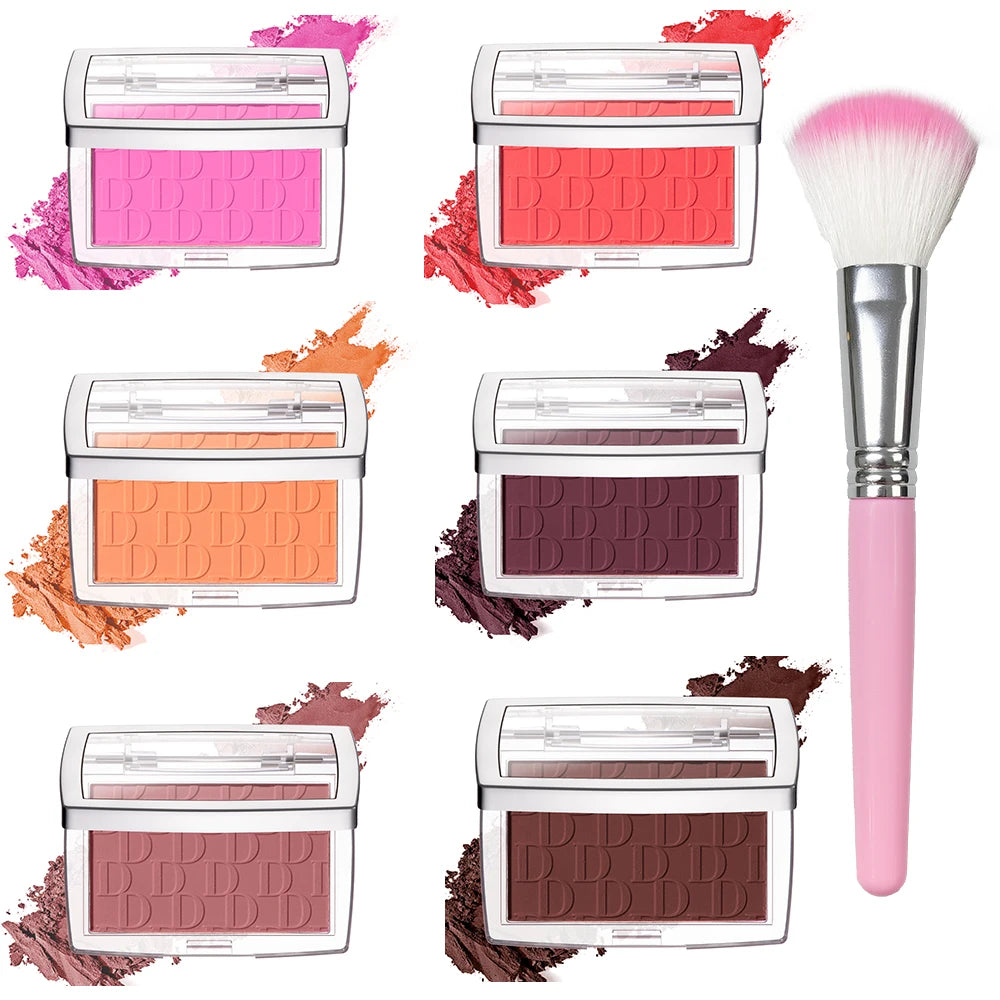 Embossed Matte Blush Palette for Natural Cheek Color - 1
