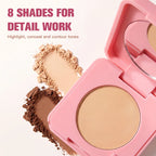 Matte Foundation Stick and Setting Powder Makeup Set