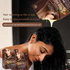 Argan Oil Hair Color Shampoo 4 in 1 Plant Extract Unisex Coloring