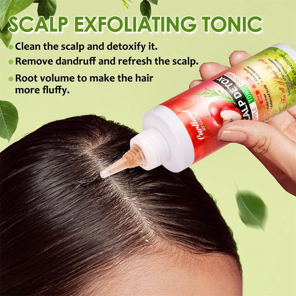 Goiple Apple Cider Vinegar Shampoo and Scalp Detox Treatment Set