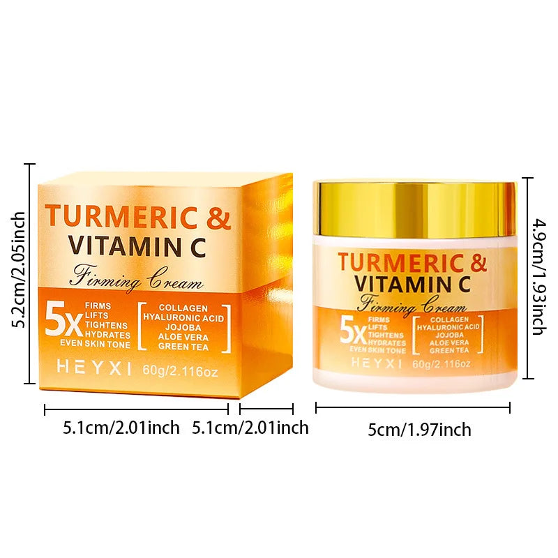 Turmeric Vitamin C Firming Face Cream Moisturizing Anti Aging Skincare