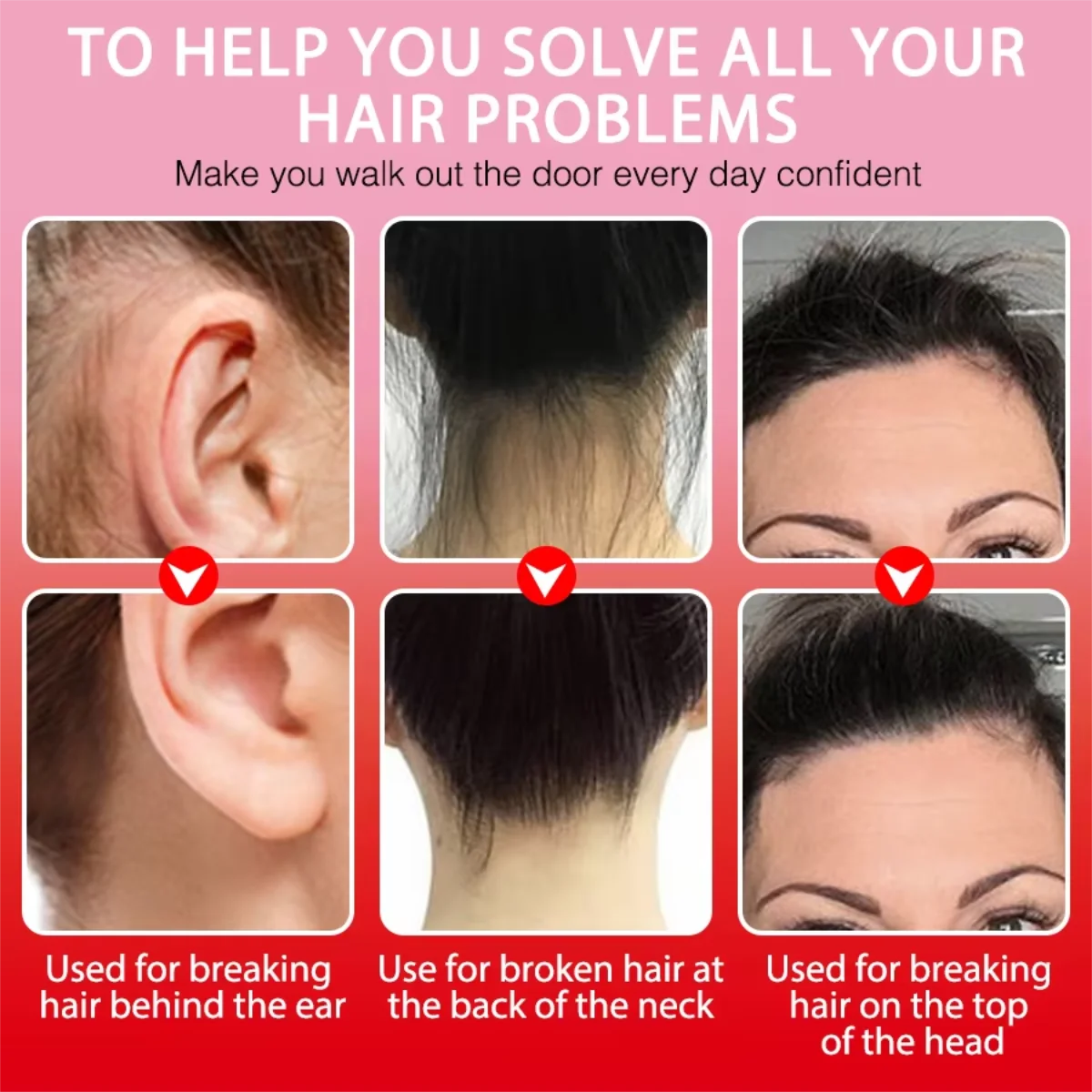 Goiple 8 Piece Lace Wig Adhesive and Hair Styling Kit