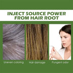 Natural Plant Herbal Extract Hair Dye Shampoo for Gray Hair Coverage