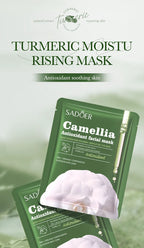 Sadoer Camellia Moisturizing Facial Mask 5 Piece Hydrating Sheet Set