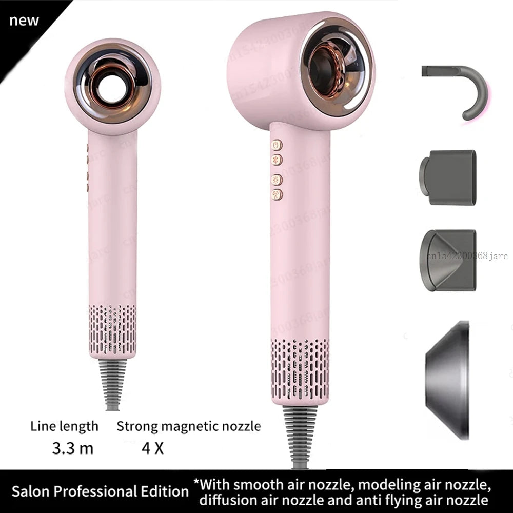 Professional Ionic Hair Dryer 1600W Fast Drying Styling Tool