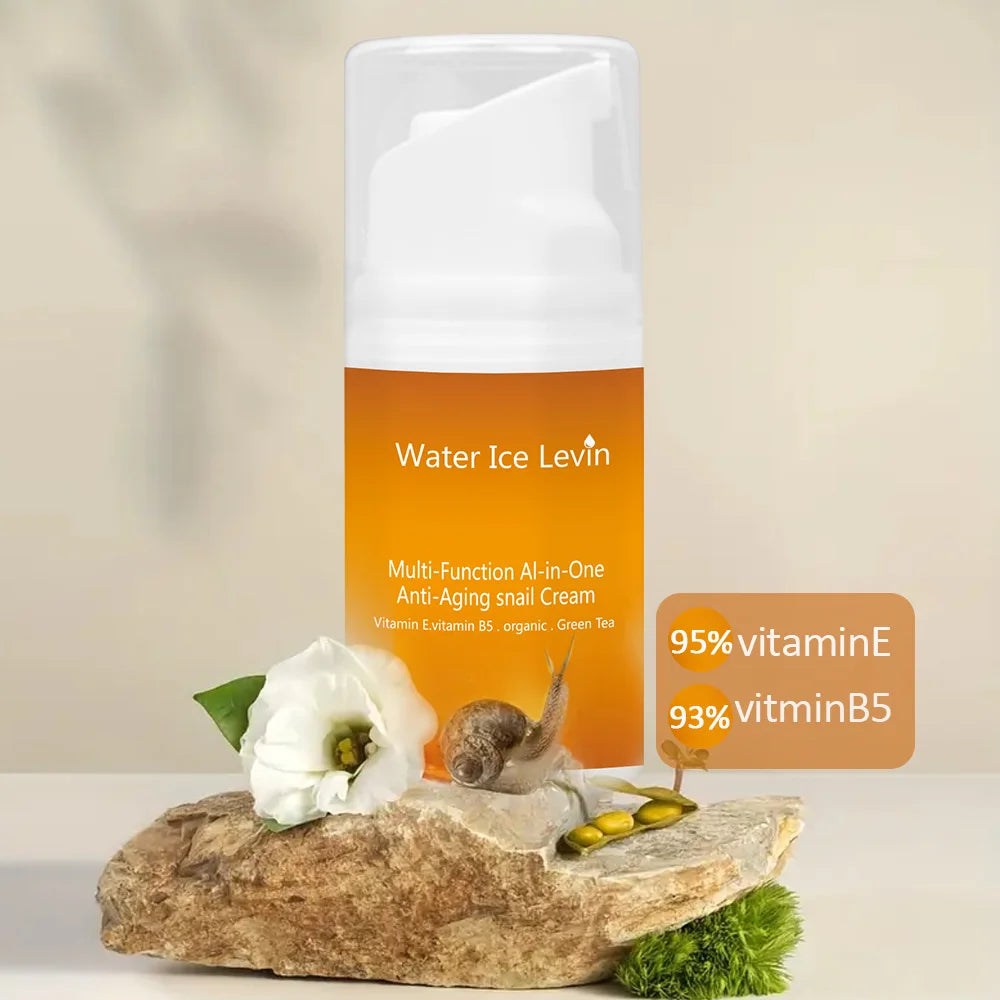 Water Ice Levin Snail Mucin Anti Aging Face Cream Moisturizing Skincare