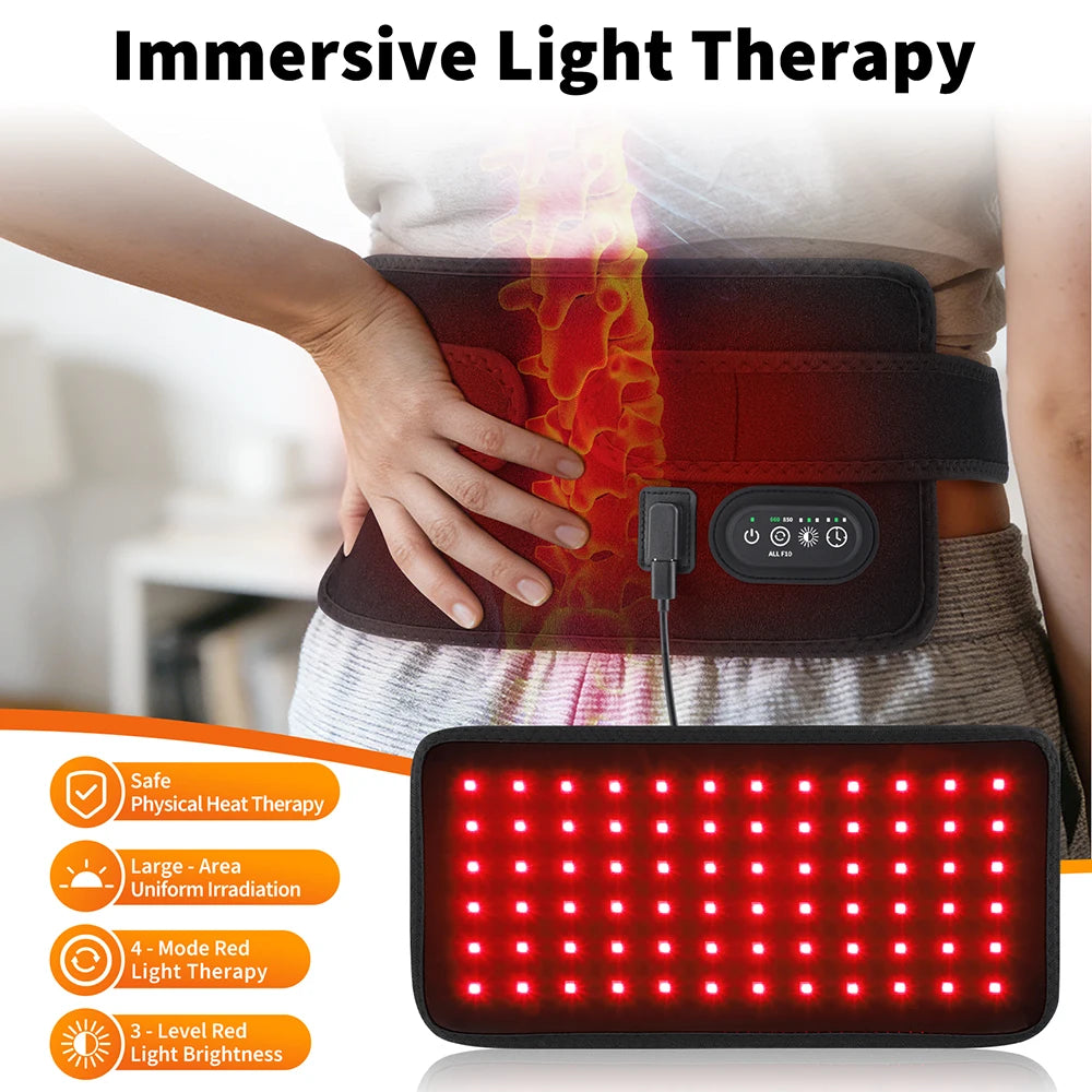 Red Light Therapy Belt for Pain Relief and Muscle Recovery