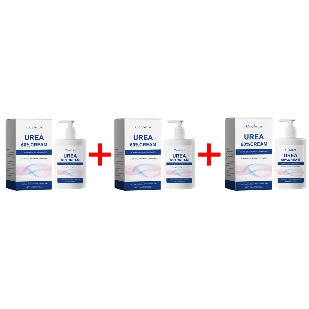 60% Urea Moisturizing Cream for Cracked Heels and Dry Skin