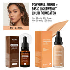 Liquid Foundation and Primer Makeup Set for Long-Lasting Coverage
