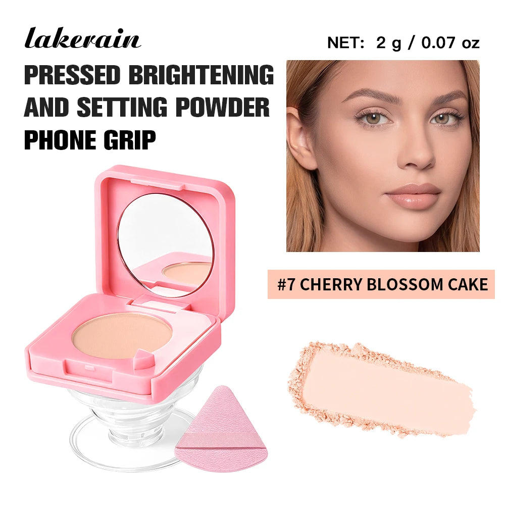 2-in-1 Matte Pressed Powder and Phone Grip with Mirror - 26