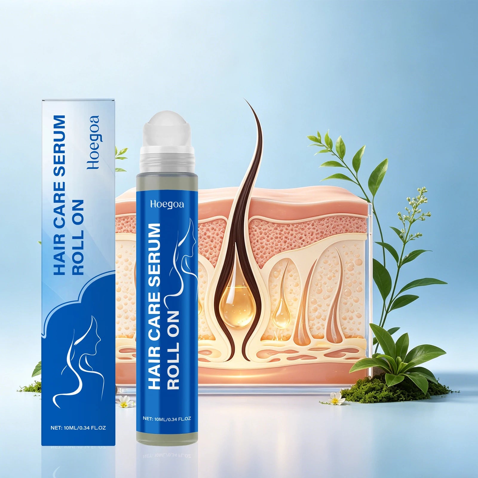 Rosemary Scalp Nourishing Hair Growth Serum Roller - 1