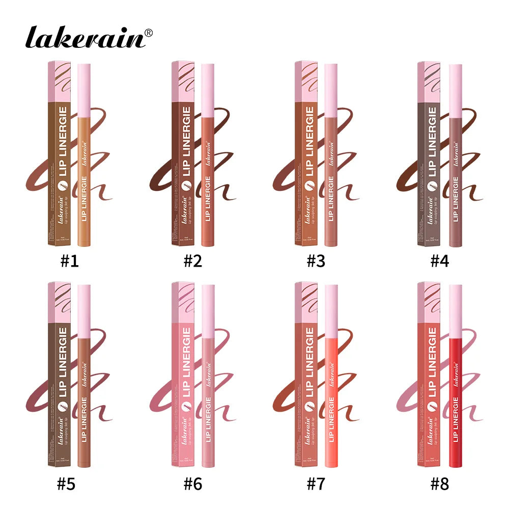 Long-Lasting Waterproof Ballpoint Felt Tip Lip Liner