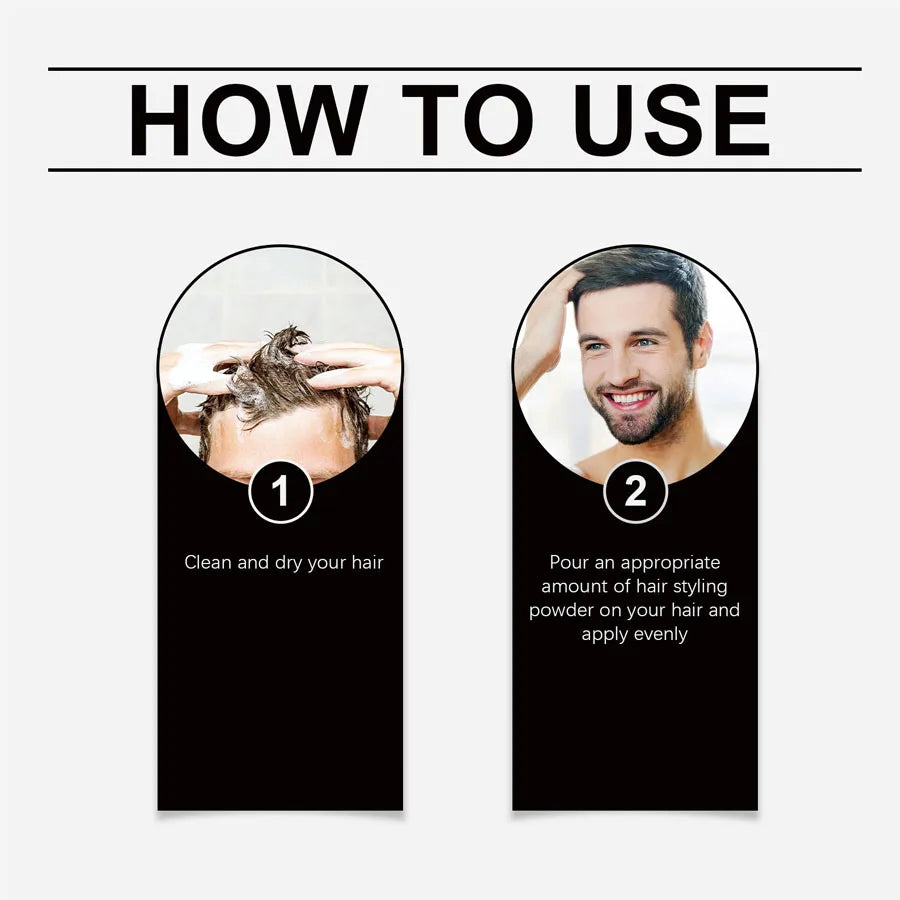Meidian Hair Volumizing Powder Texture Styling Dust for Men - 5