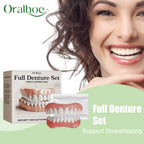 Temporary Silicone Denture Set for Smile Restoration