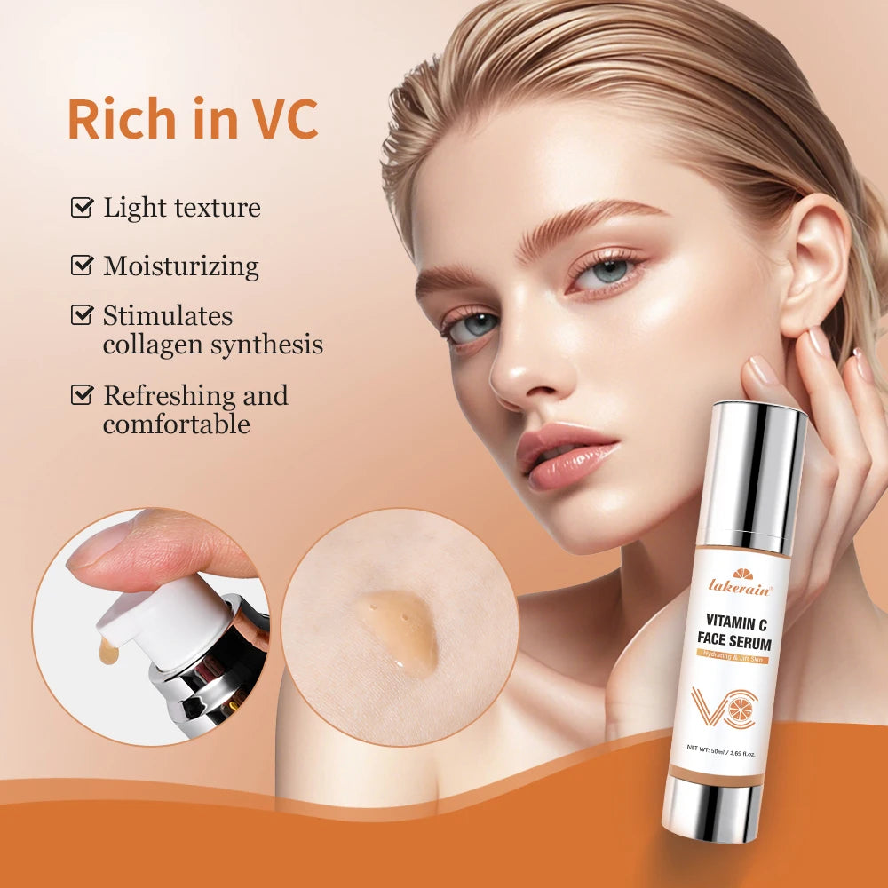 Brightening Vitamin C Face Serum for Hydration and Anti-Aging
