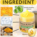 YUITIKUE Turmeric and Vitamin C Facial Mask Brightening Clay Treatment