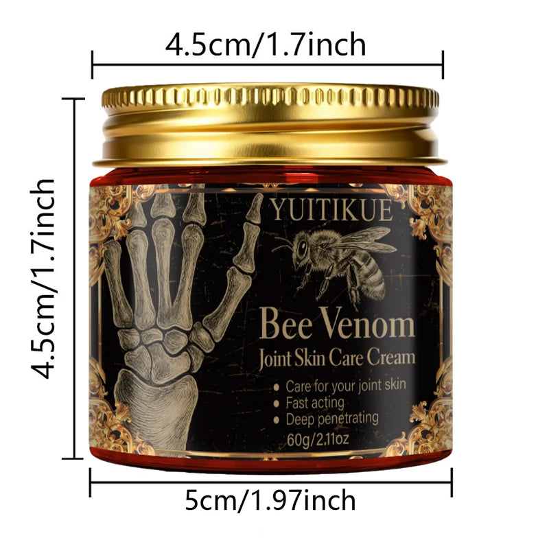 Bee Venom Joint Skin Care Cream Deep Penetrating Moisturizer