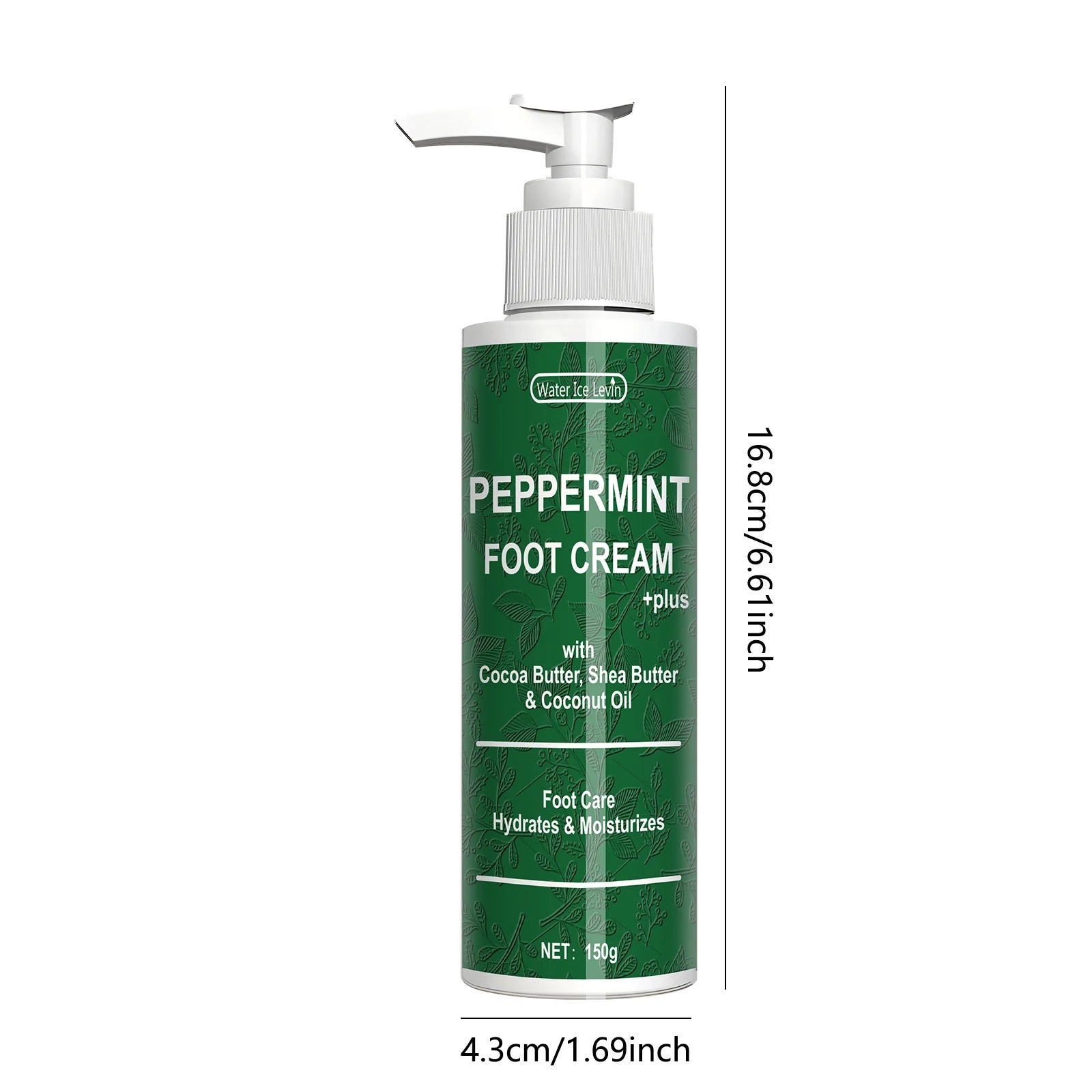 Peppermint Foot Cream Moisturizing Dry Skin Repair Treatment 150g - 2