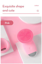 Electric Silicone Facial Cleansing Brush for Deep Pore Exfoliation
