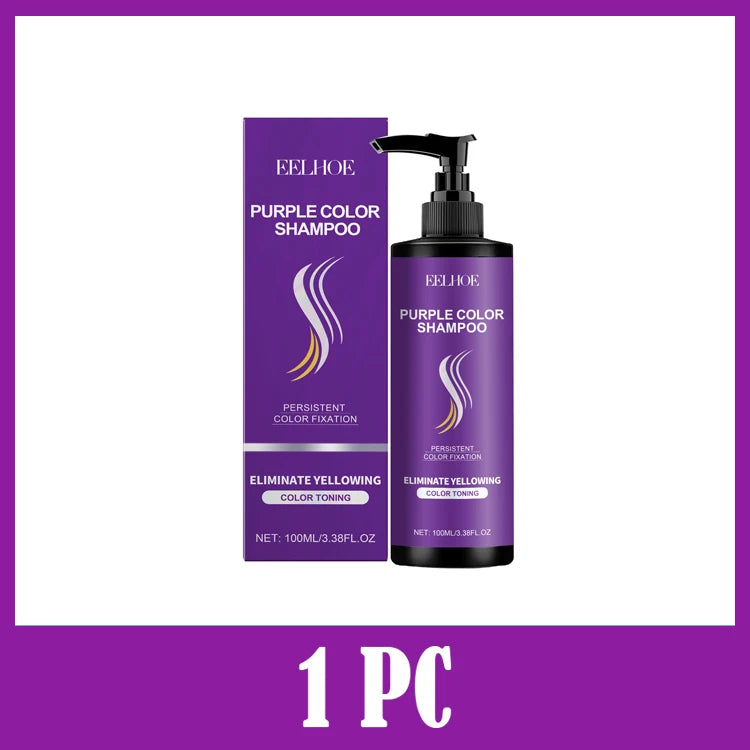 Purple Toning Shampoo for Blonde and Gray Hair 100ml
