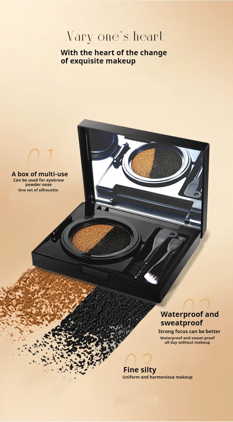 Two Tone Matte Eyebrow Cream Long Lasting Waterproof Brow Makeup