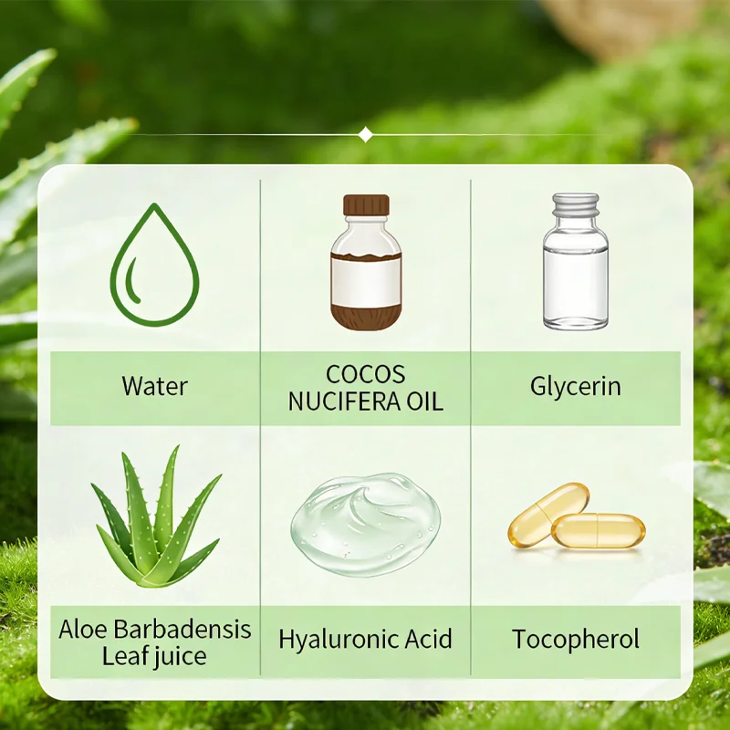 Yuitikue Coconut Oil Hair Removal Cream Moisturizing Body Hair Remover - 9
