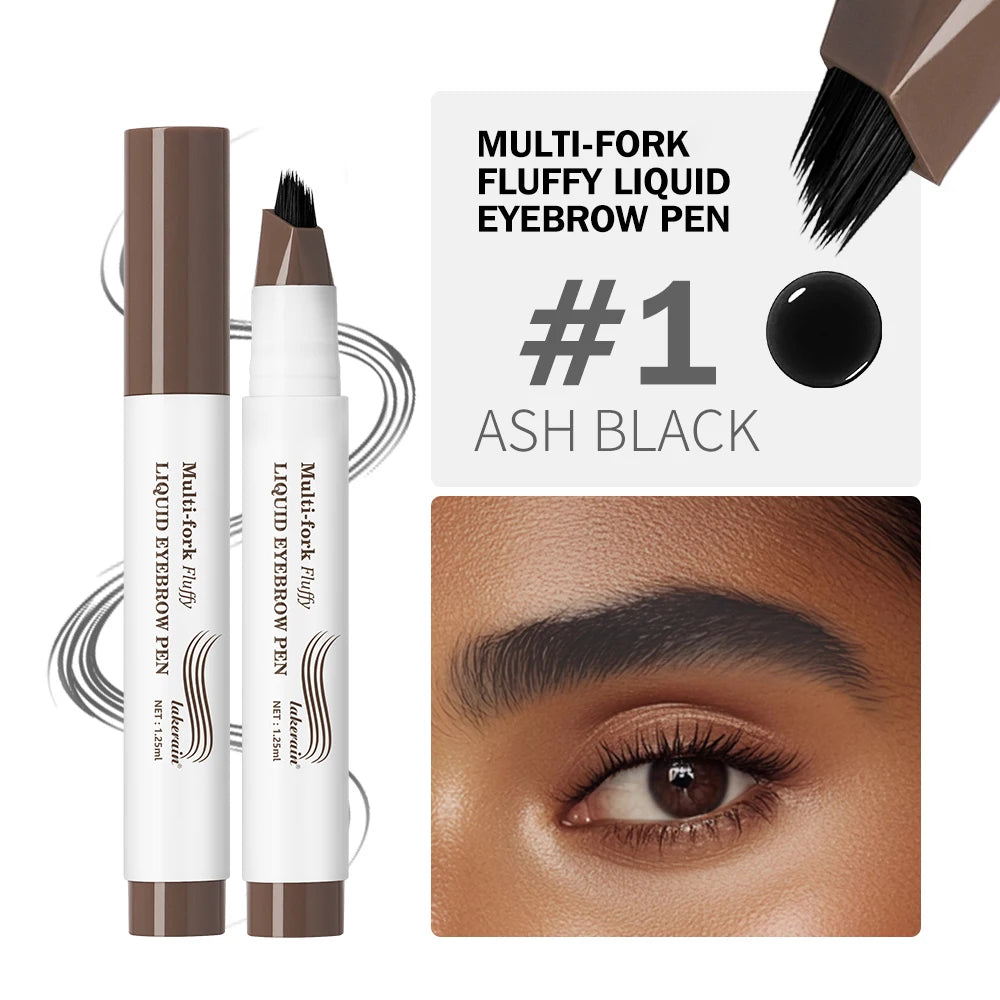Multi-Fork Liquid Eyebrow Pen for Natural Microblading Effect - 21