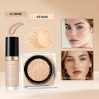 Face Concealer and Matte Setting Powder Makeup Set