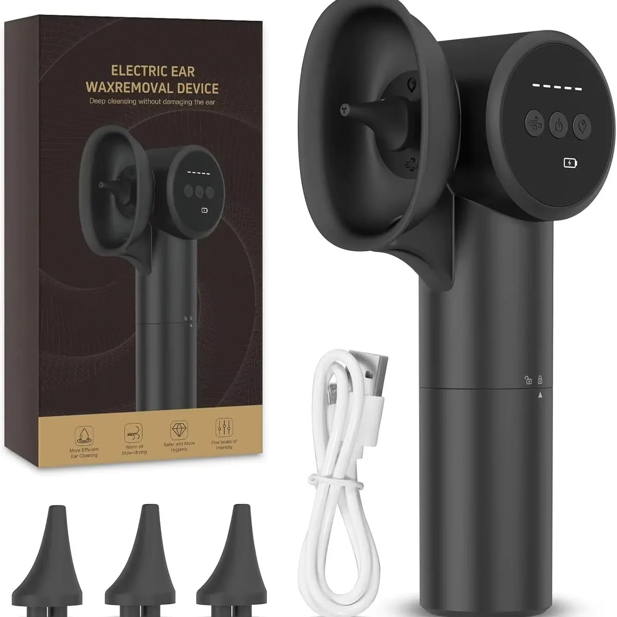 Electric Ear Wax Removal Irrigation Kit with Dryer