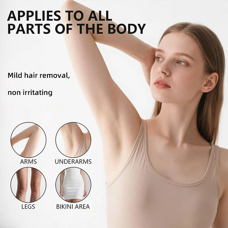 YUITIKUE Hair Removal Cream Fast Gentle Facial Body Depilatory 150g
