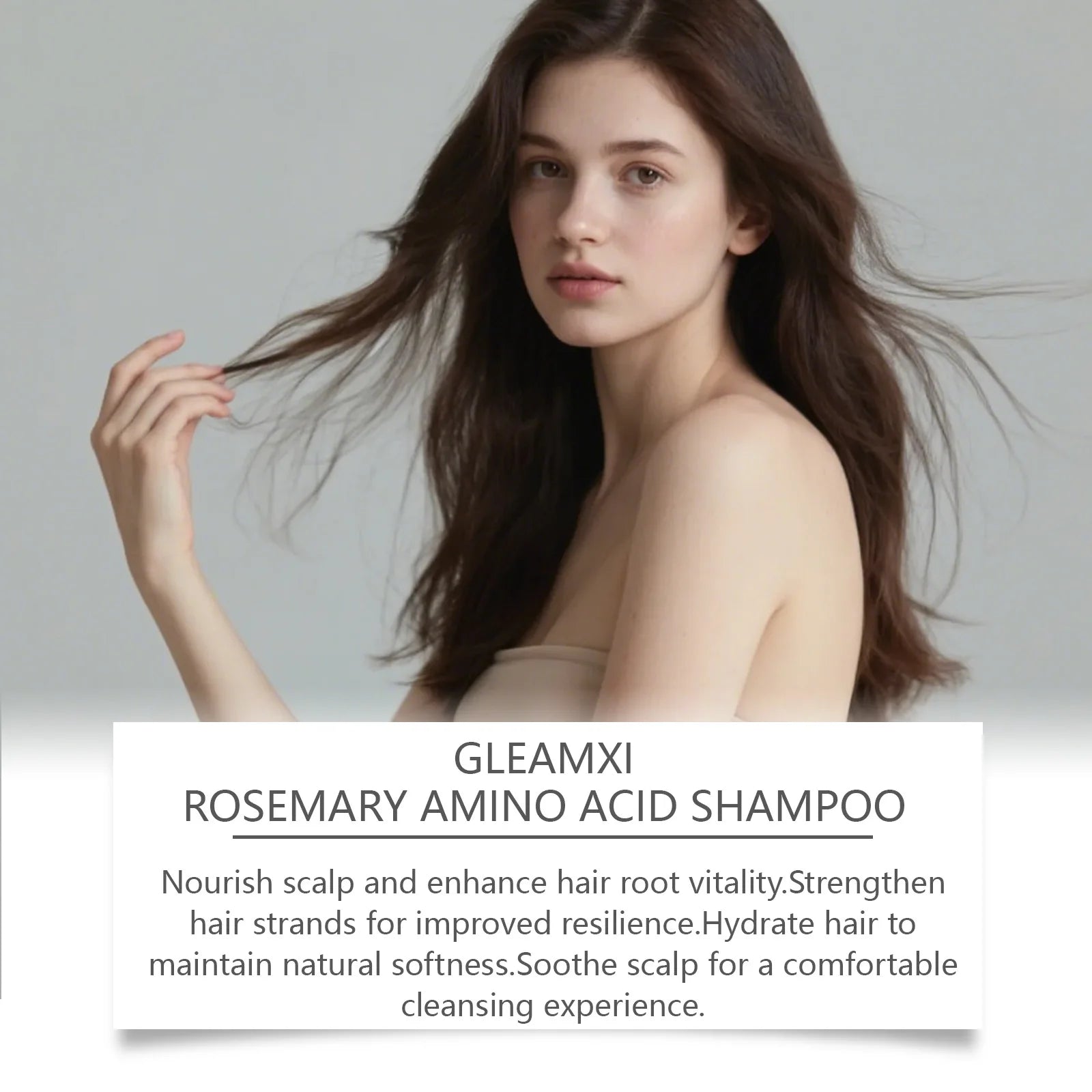 Rosemary Amino Acid Hair Shampoo 100ml Oil Control and Scalp Cleansing