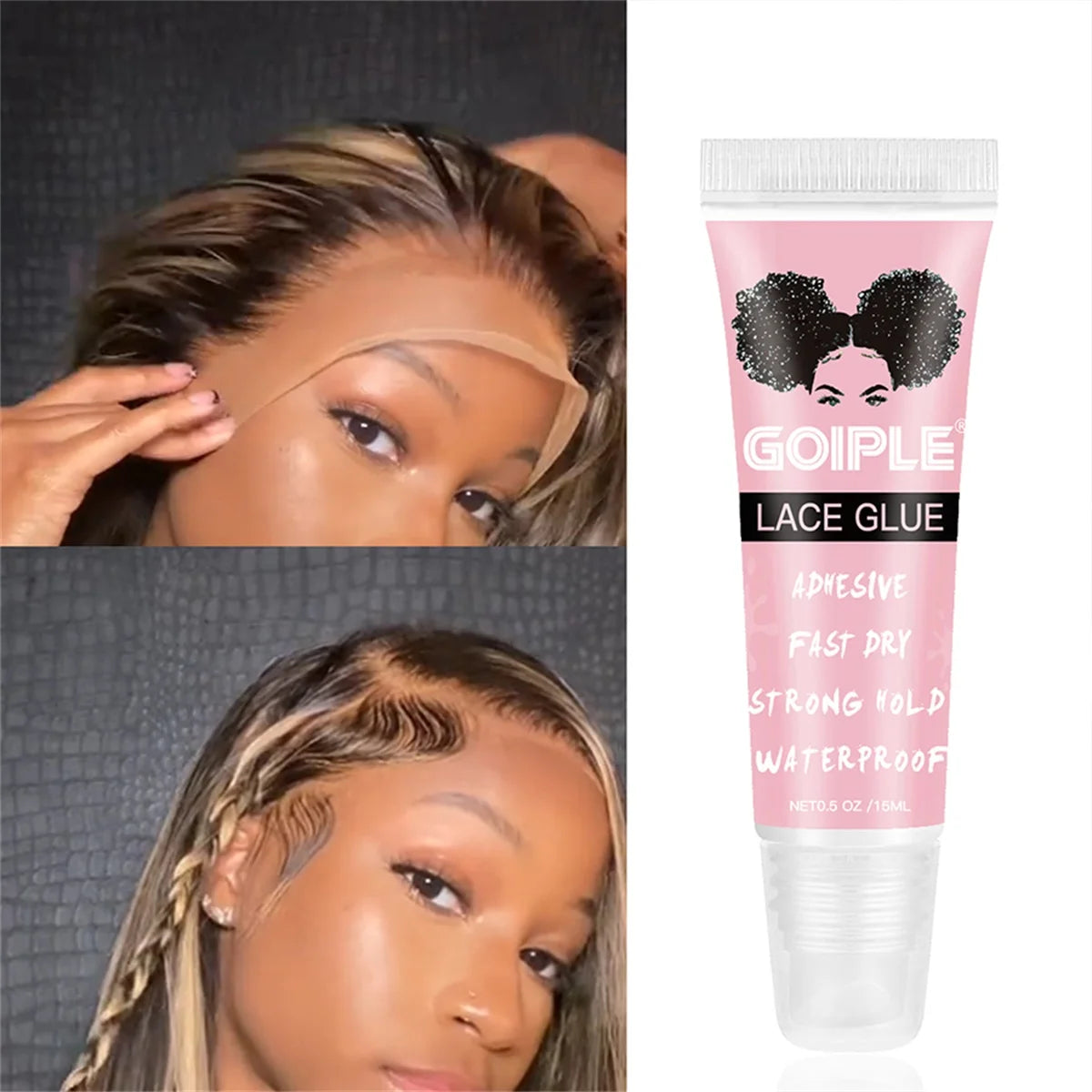 Goiple Hair Wax Stick and Lace Wig Glue Adhesive Installation Kit - 28