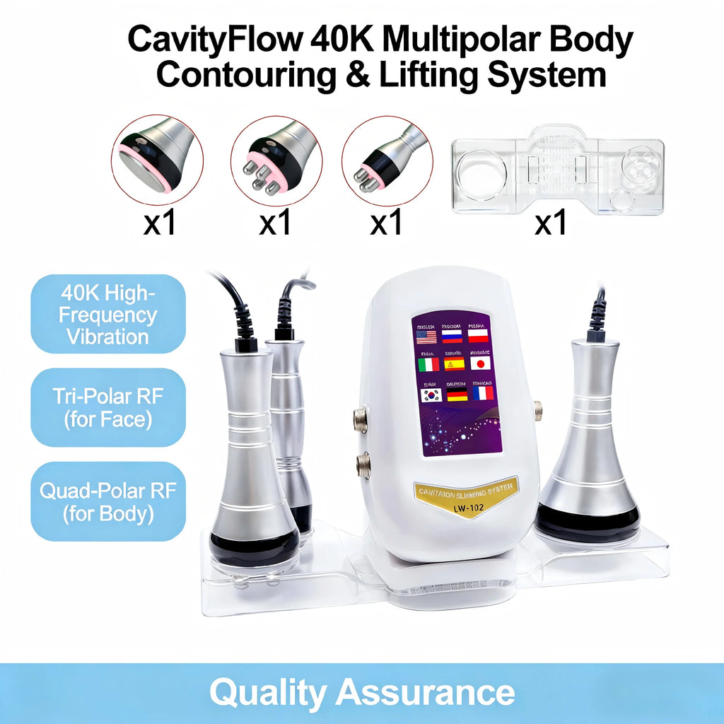 40K Ultrasonic Cavitation and RF Body Slimming Device