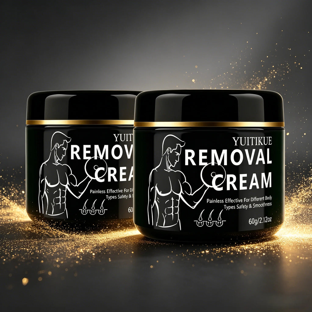 YUITIKUE Men's Hair Removal Cream - Painless Body Hair Remover
