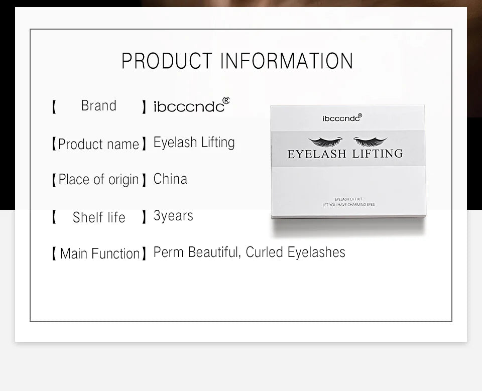 Professional Eyelash Lifting and Perming Kit for Home Use