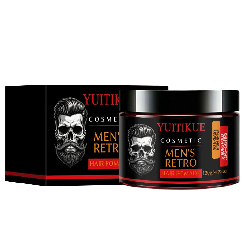 YUITIKUE Retro Men Hair Pomade Strong Hold Styling Wax - 15