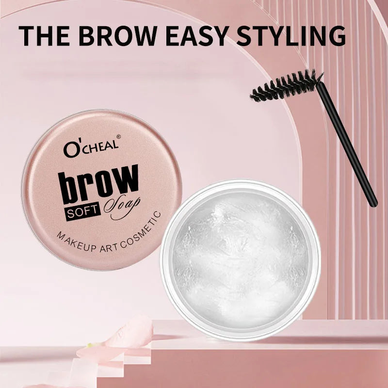 O'CHEAL Eyebrow Soap Sculpting Gel Waterproof Brow Styling Wax - 5