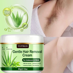 YUITIKUE Aloe Green Tea Hair Removal Cream Gentle Body Depilatory 60g