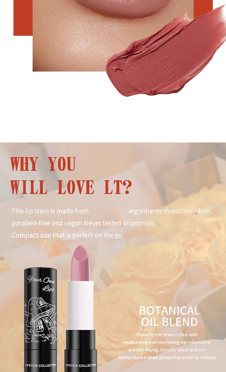 Matte Lipstick Long Lasting Waterproof Non Stick Cup Makeup
