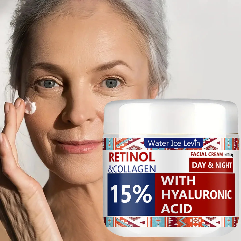 Retinol Collagen Lifting Cream Anti Wrinkle Face Moisturizer 50g - 8