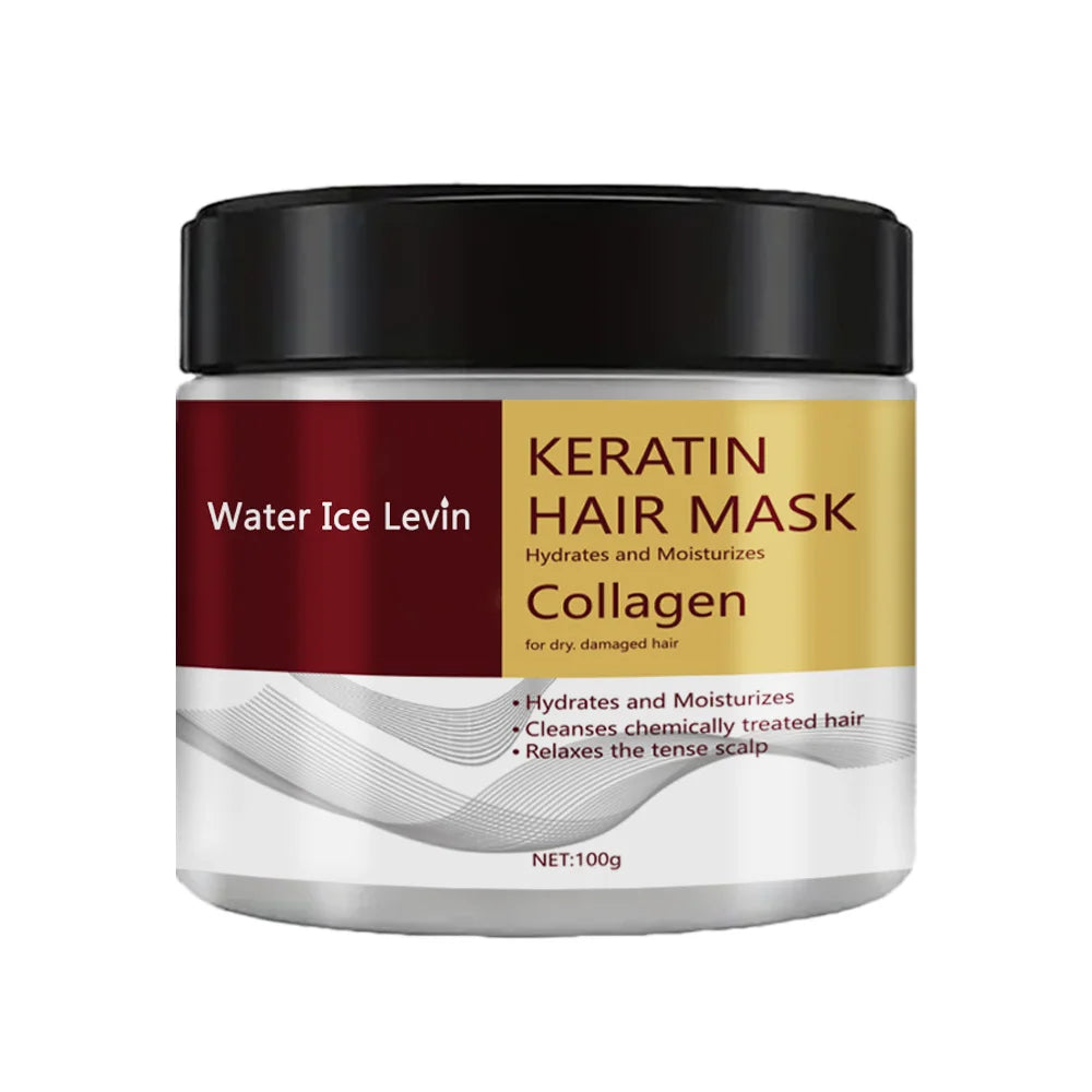 Collagen Keratin Hair Mask Moisturizing Conditioner for Damaged Hair 100g